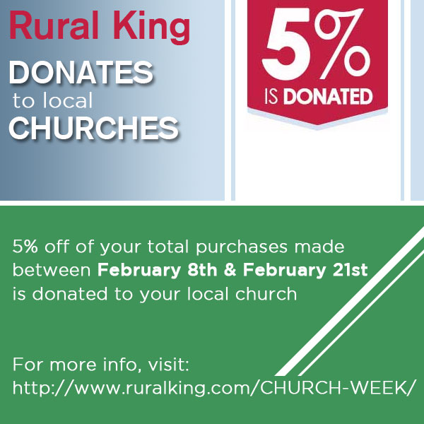 Rural King - Church Week
